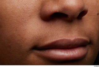 HD Face skin reference Daniella Hinton lips mouth nose skin…